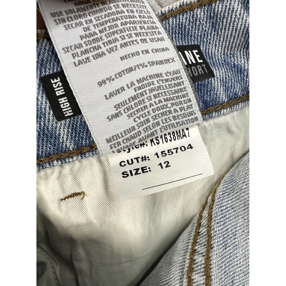 KUT from the Kloth Jane High Rise Shorts / Women Size 14 / Light Wash - Picture 5 of 8